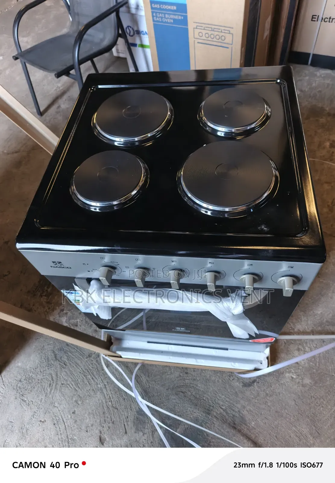 Nasco 60*60 4electric Gas Cooker Oven