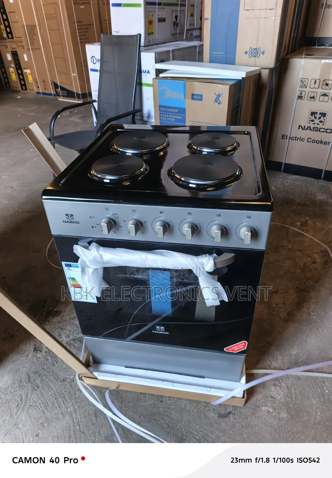 Nasco 60*60 4electric Gas Cooker Oven