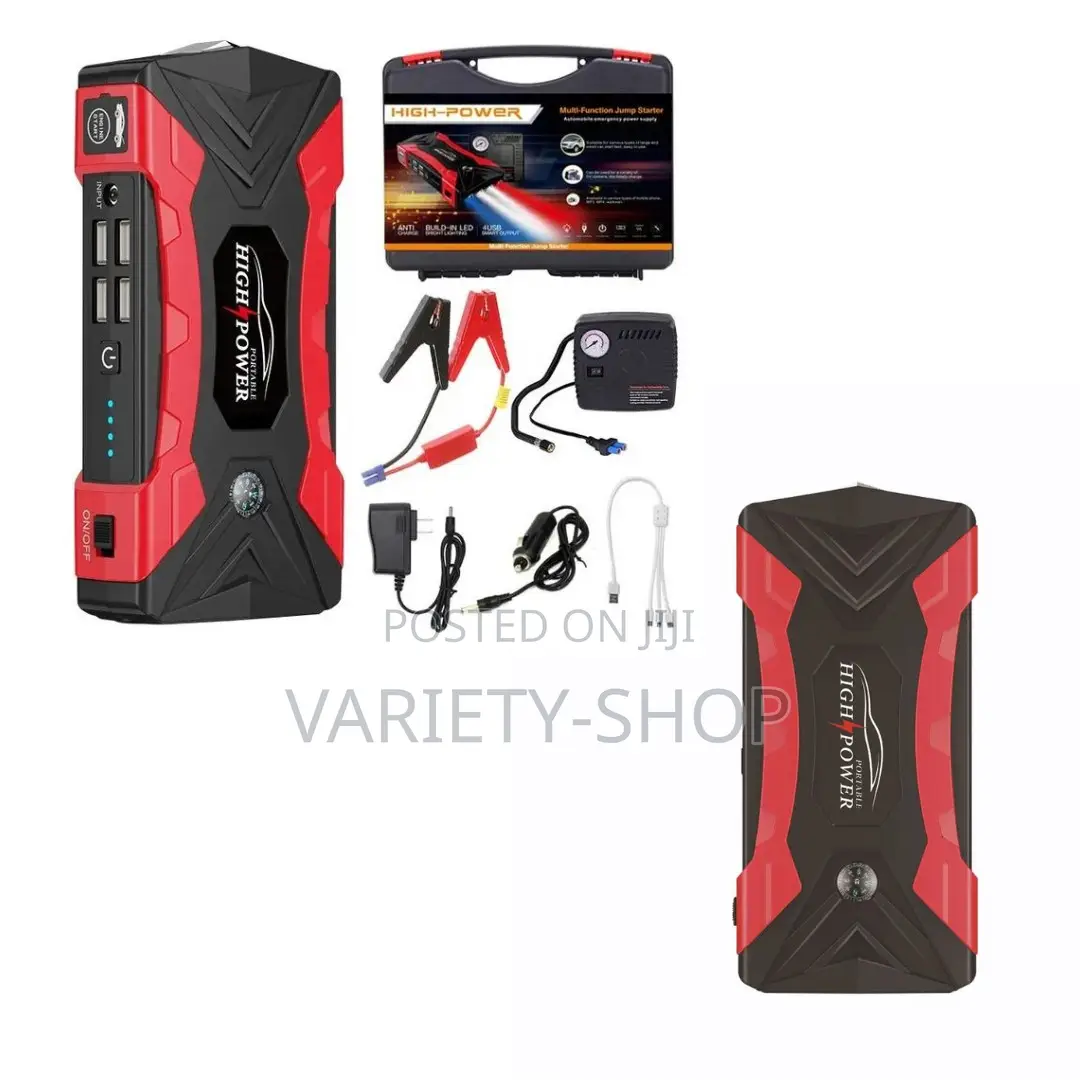 High Power Car Jump Starter With Portable Carry Case