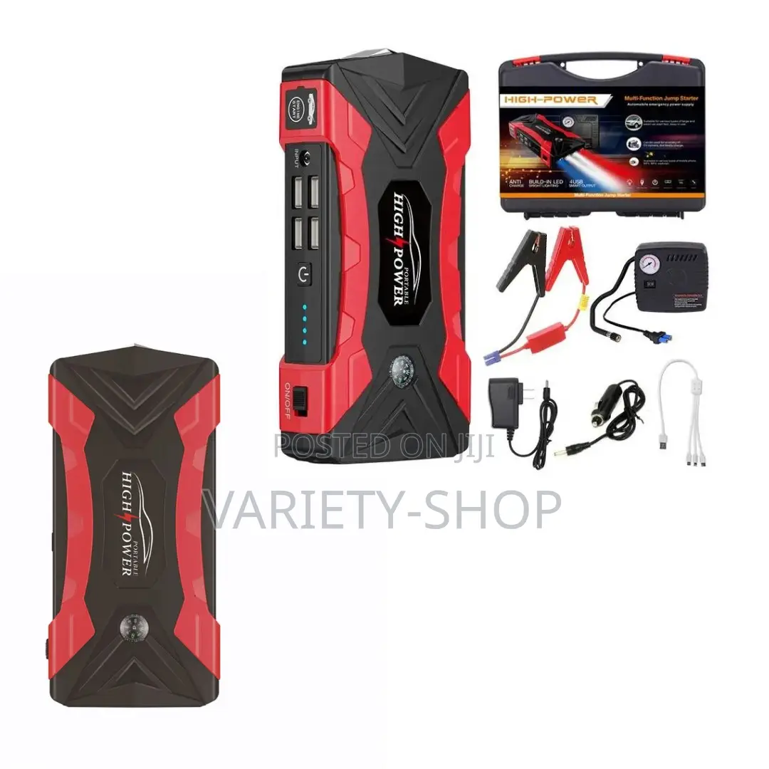 High Power Car Jump Starter With Portable Carry Case