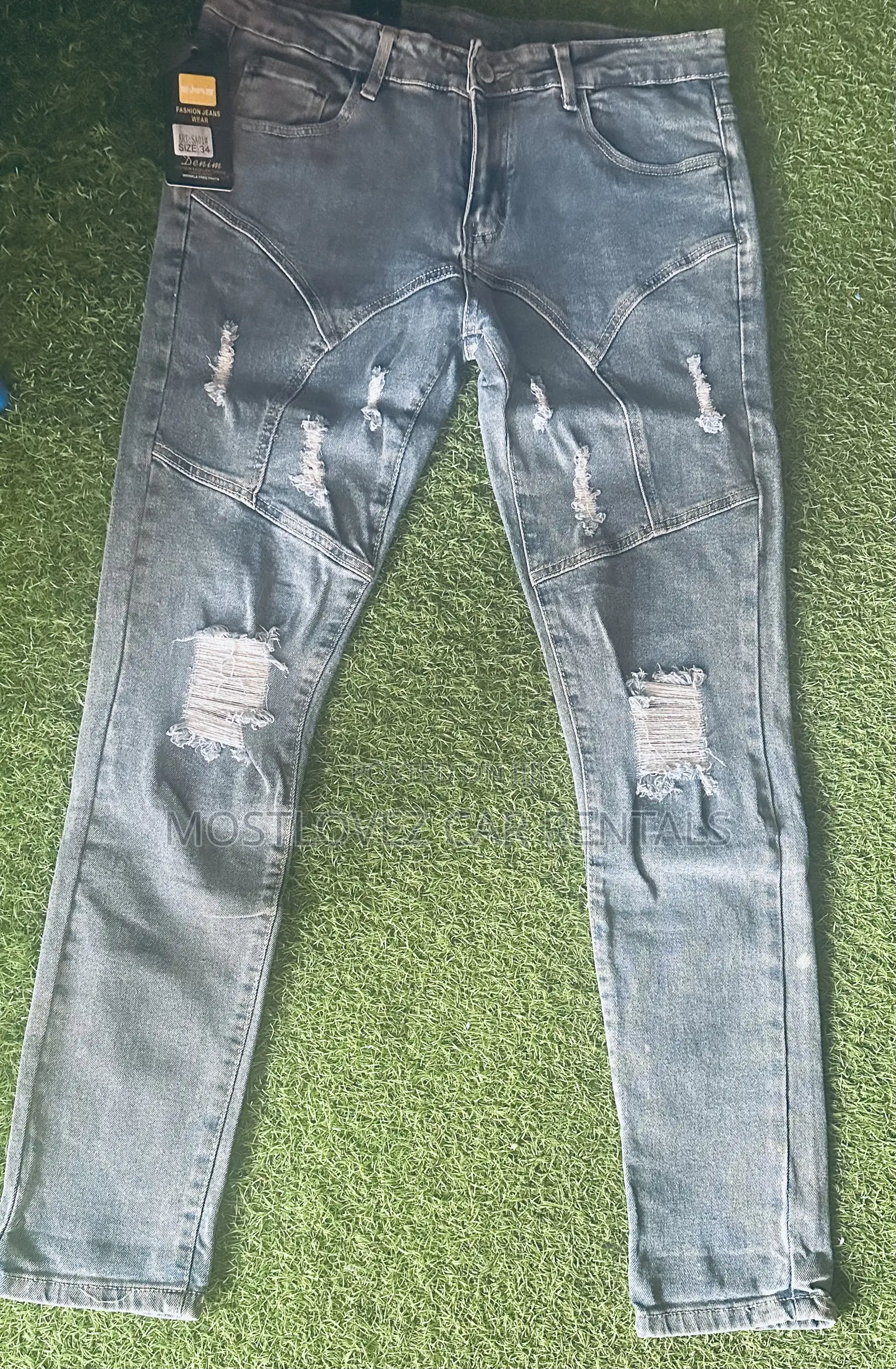 Ripped Jeans Trousers for Sale Waist Size 34 in Store Now