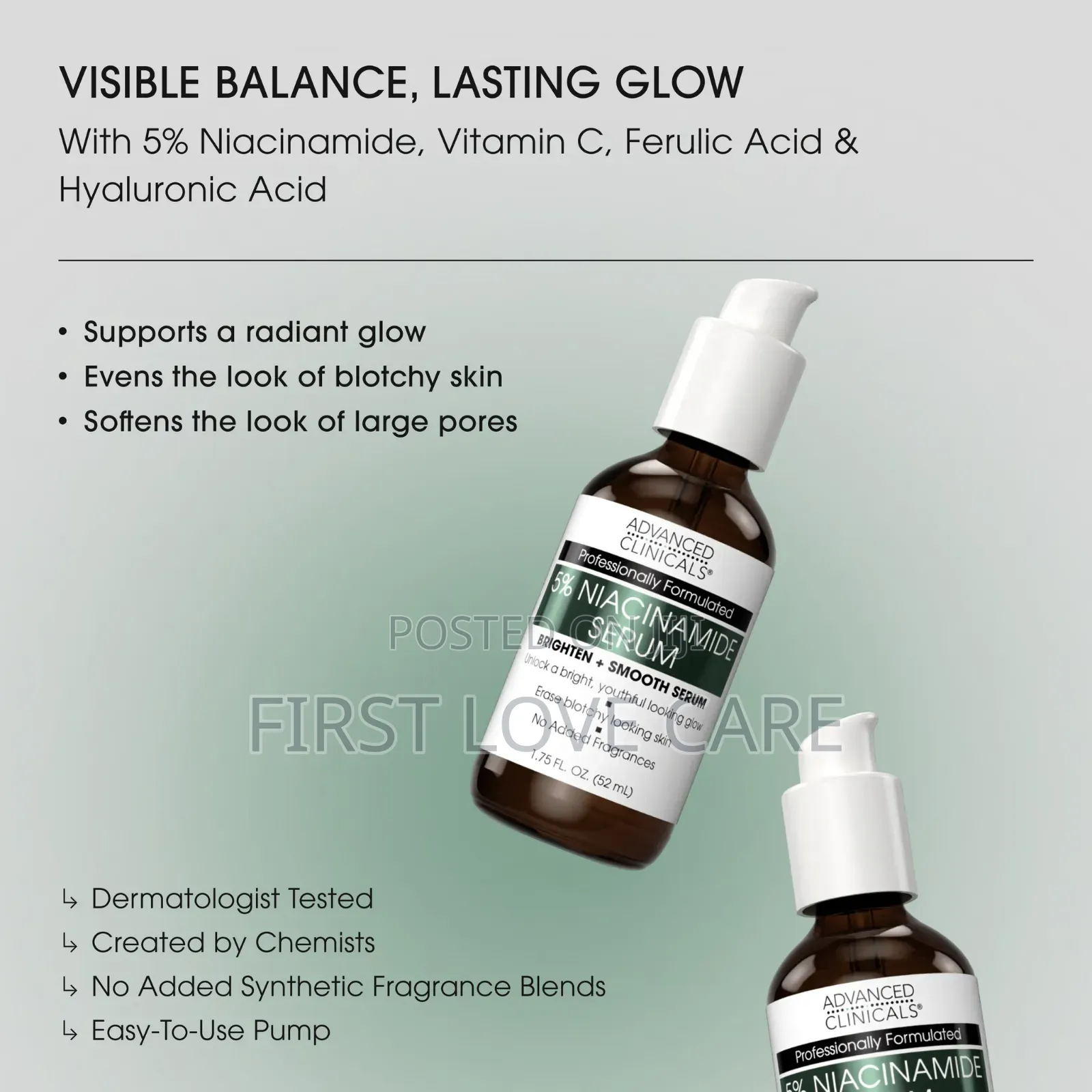 Advanced Clinicals 5% Niacinamide Face Serum