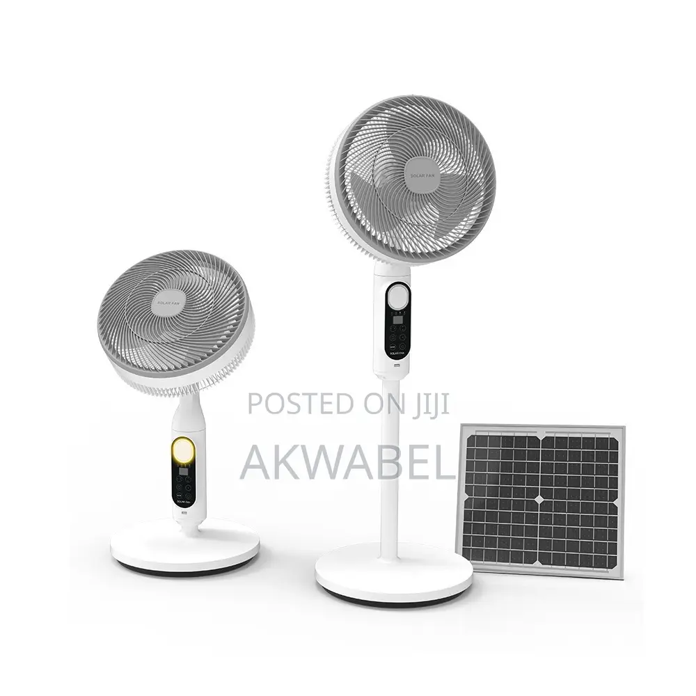 30w Rechargeable Solar 5-Speed Circulation Fan | Floor Desk Fan
