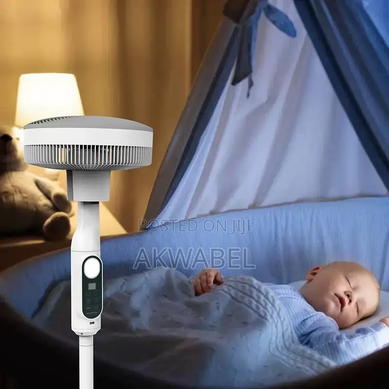 30w Rechargeable Solar 5-Speed Circulation Fan | Floor Desk Fan