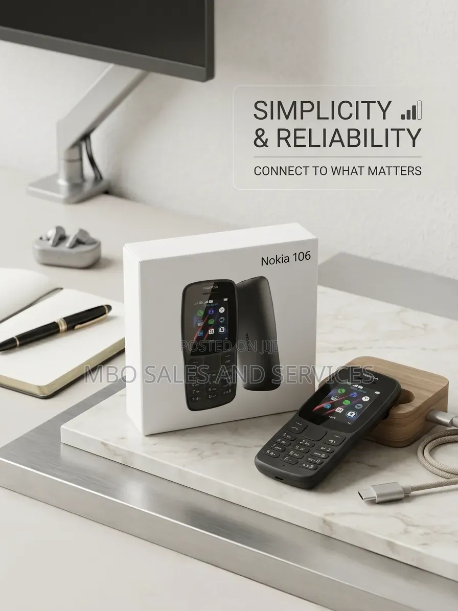 New Nokia 106 Black
