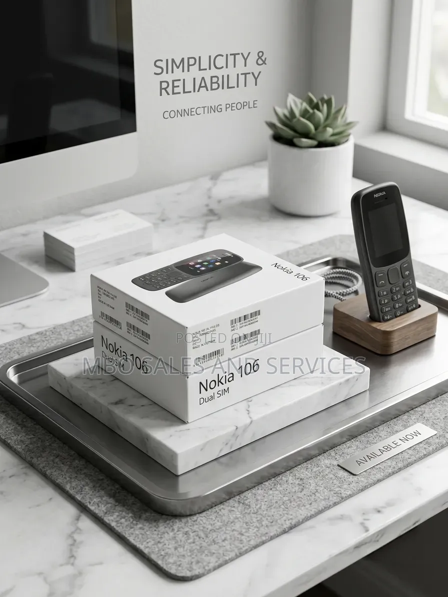New Nokia 106 Black