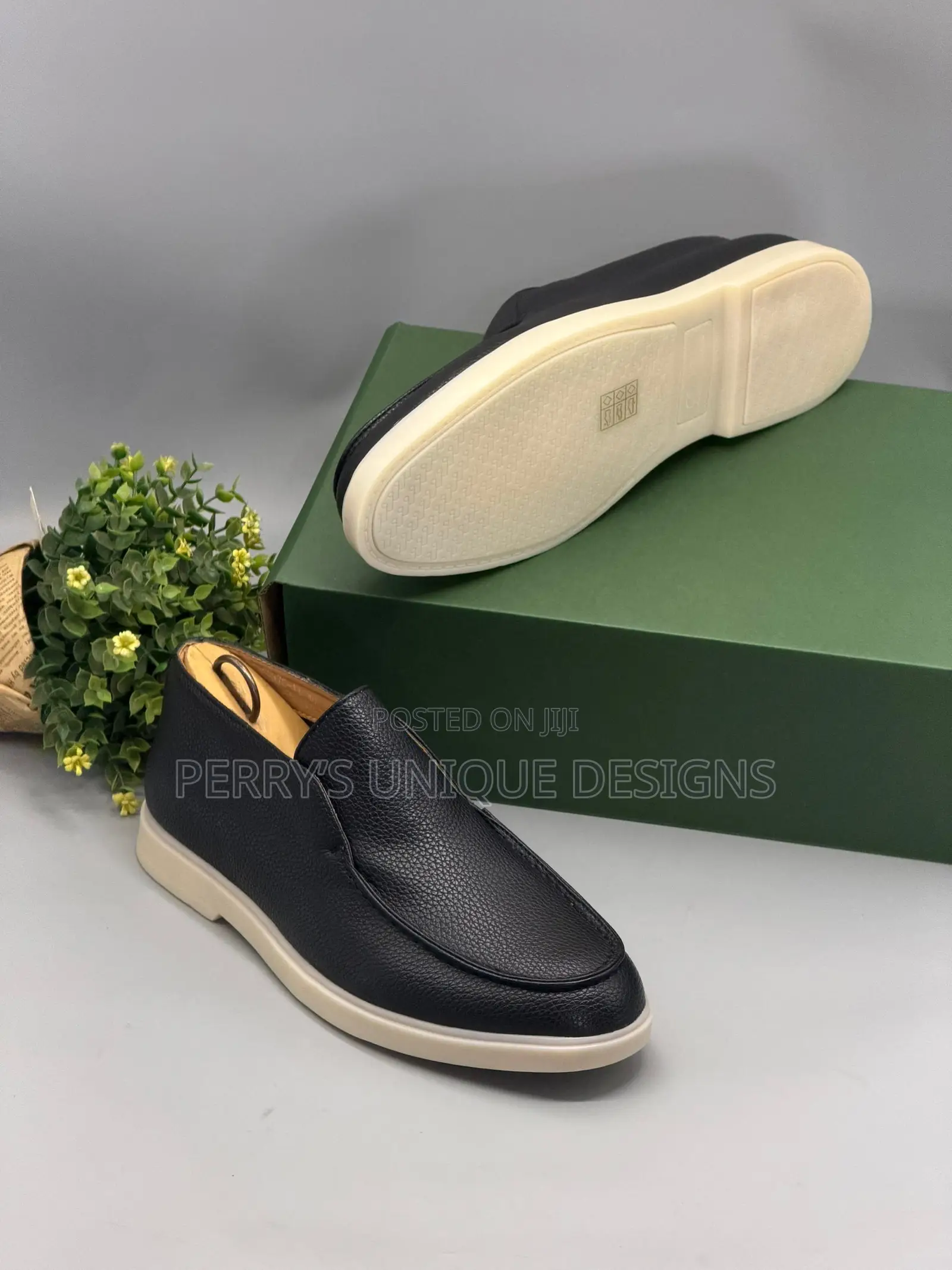 Loro Piana Style Leather Loafer