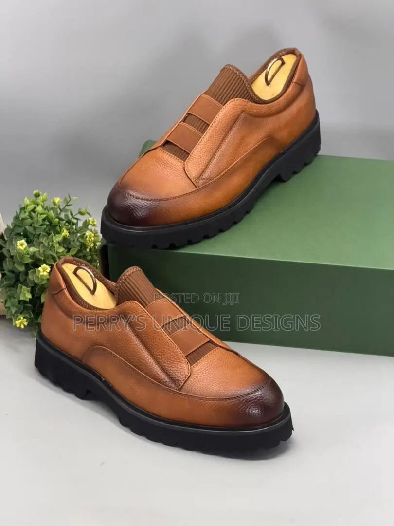 Seya Premium Leather Slip-on - Brown