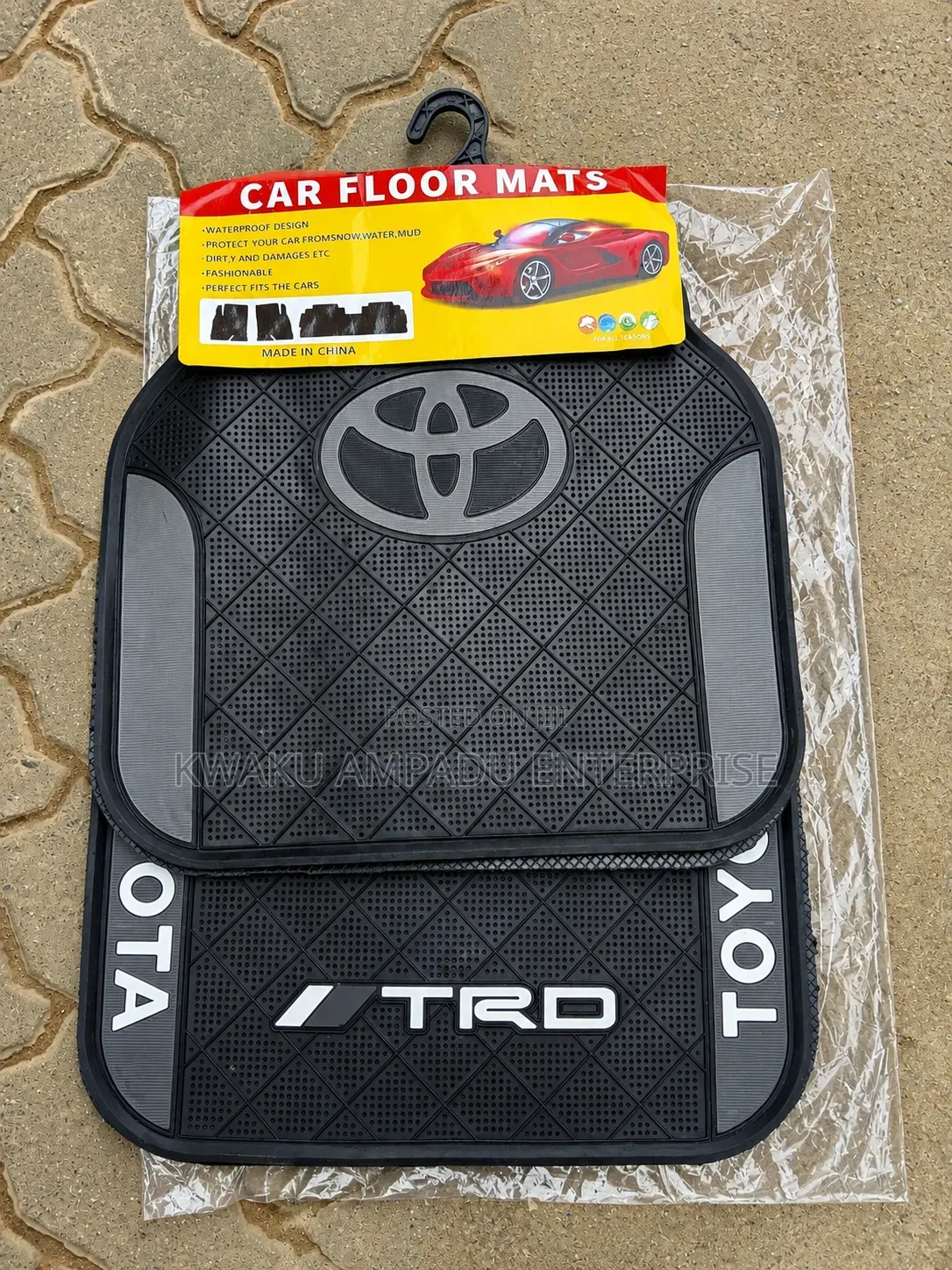Toyota TRD Rubber Red Side/Side Floor Mat