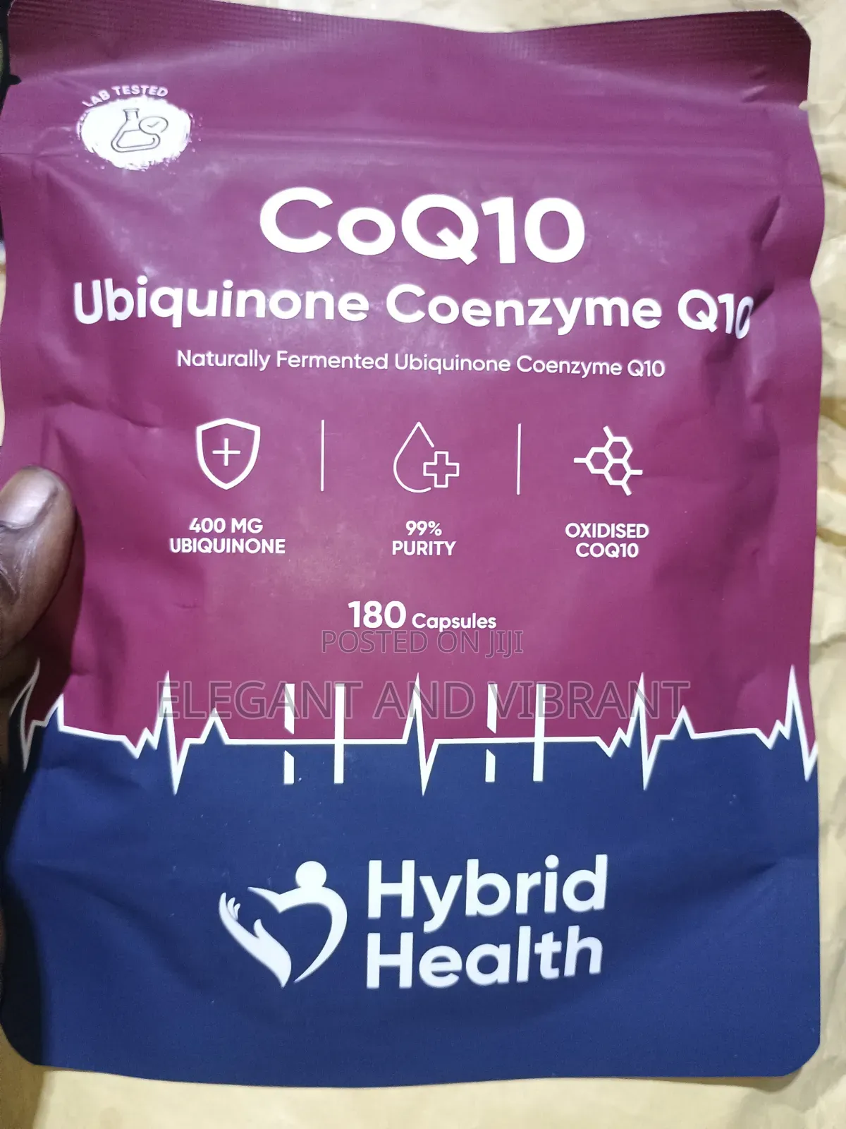 Co Q10 Ubiquinone Coenzyme 400mg, 180 Capsules