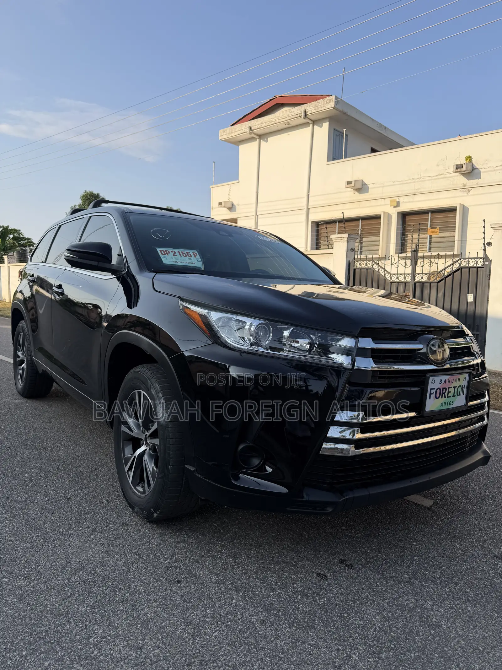 Toyota Highlander LE 4x2 (2.7L 4cyl 6A) 2018 Black