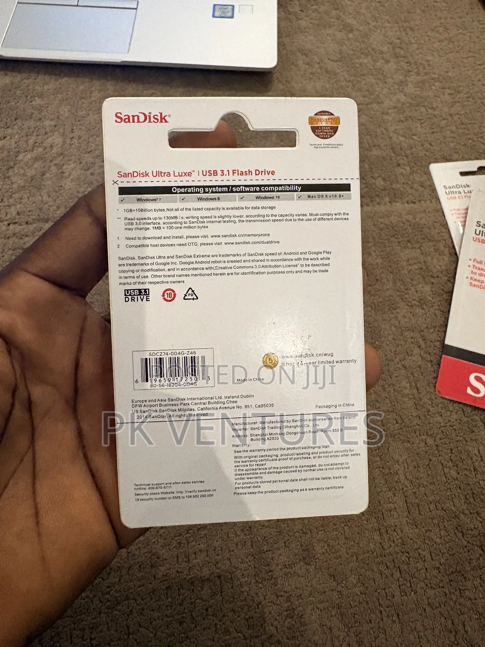4gb Sandisk Pendrive