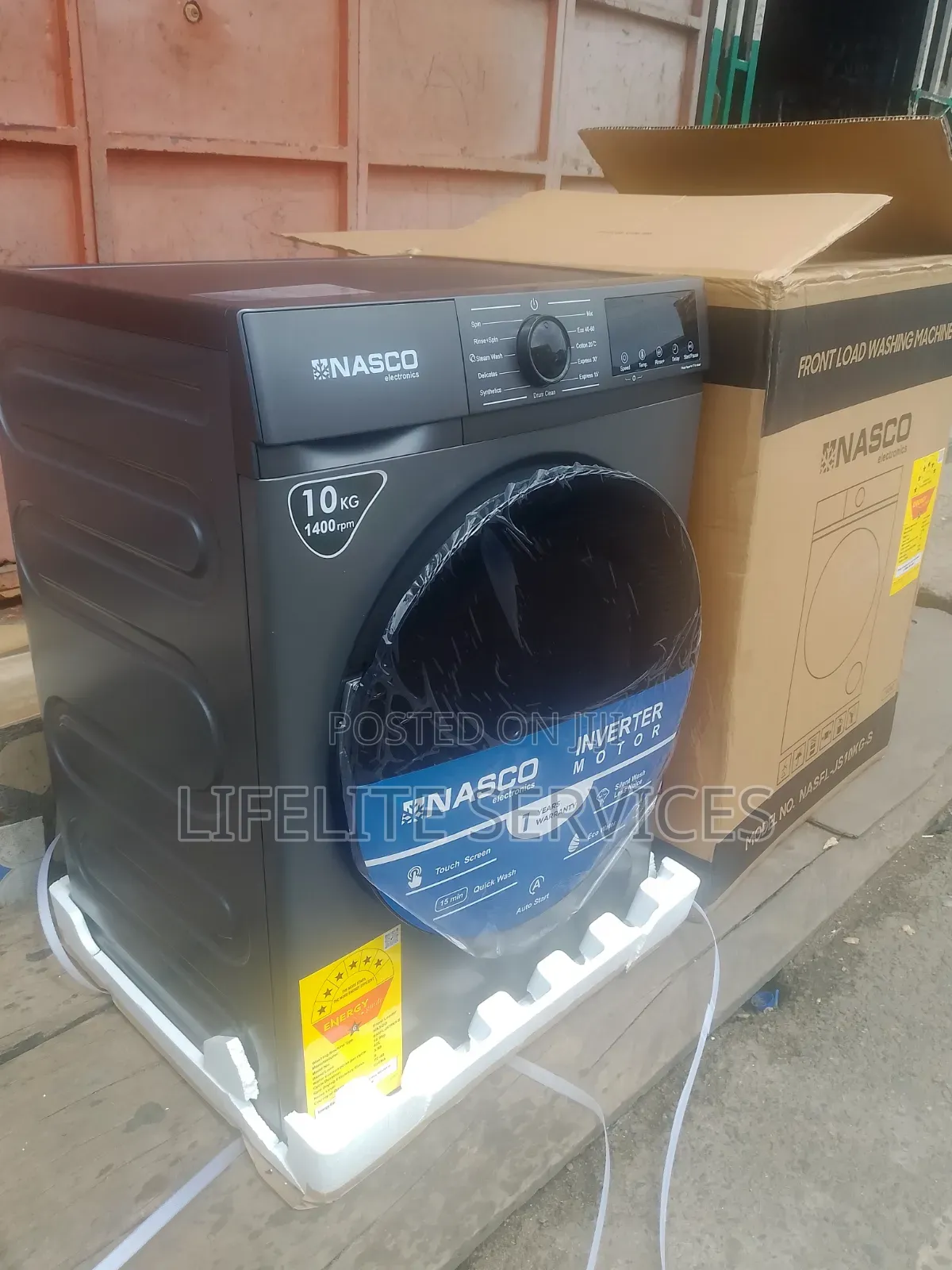 10kg Washing Machine Frond Load-Quick Wash