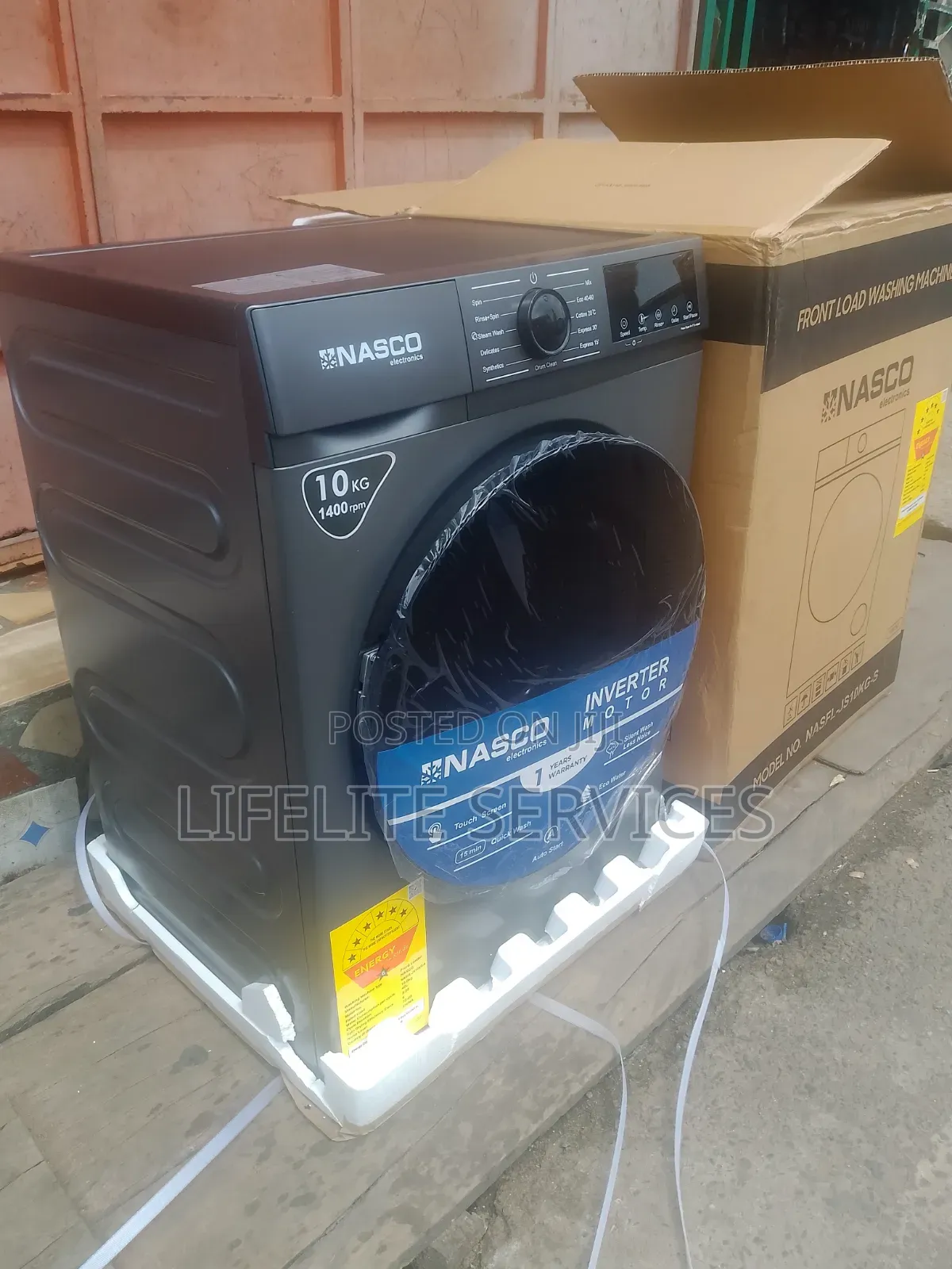 10kg Washing Machine Frond Load-Quick Wash