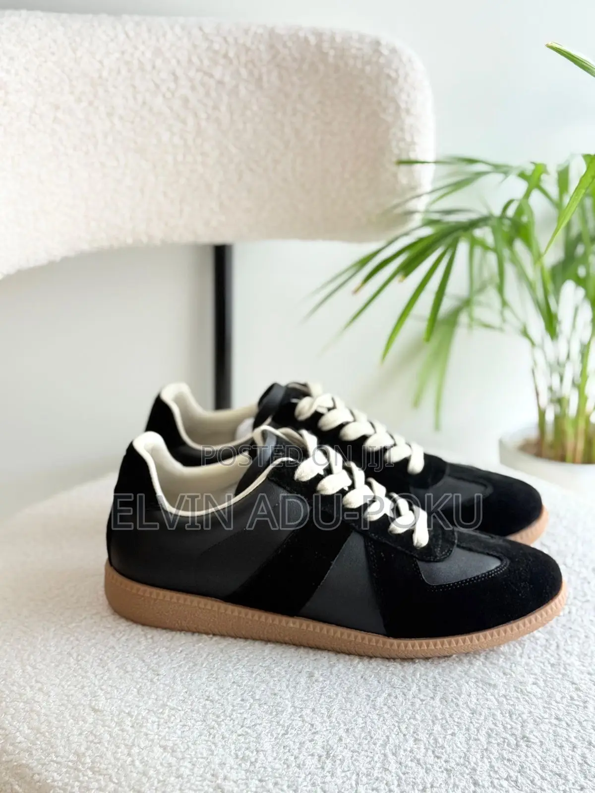 Maison Margiela Leather Trainers in Different Colours , Swipe >>