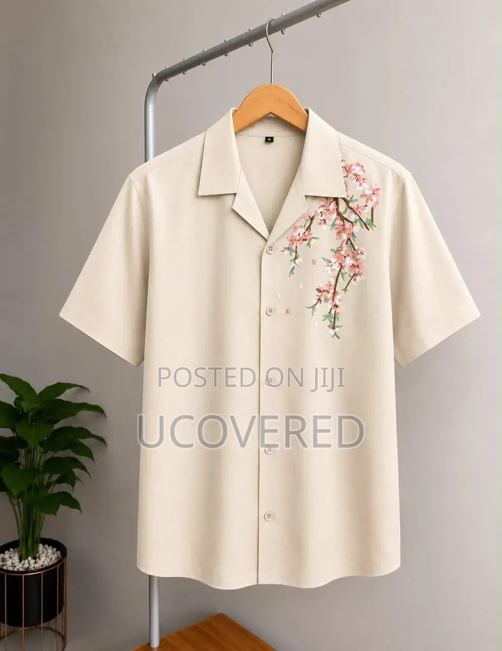 Embroidered Button-Up Shirts
