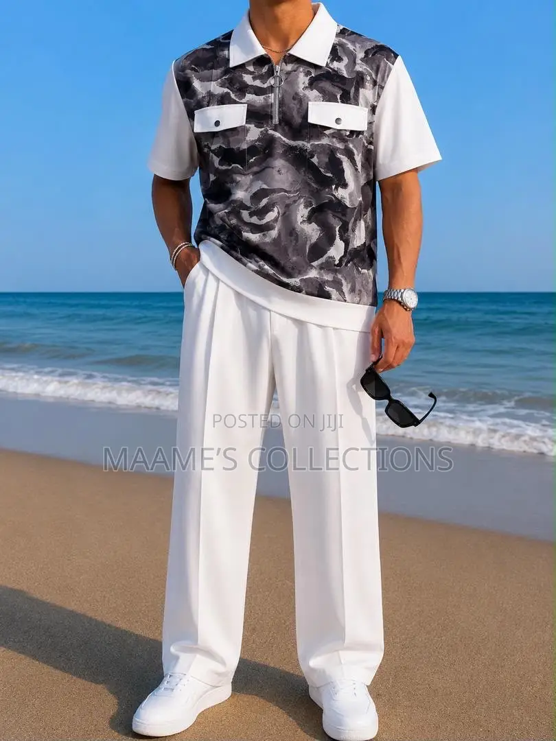Luxury Men 2 - Pieces Top and Down Set