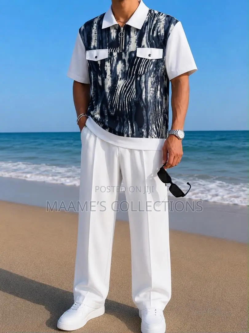 Luxury Men 2 - Pieces Top and Down Set