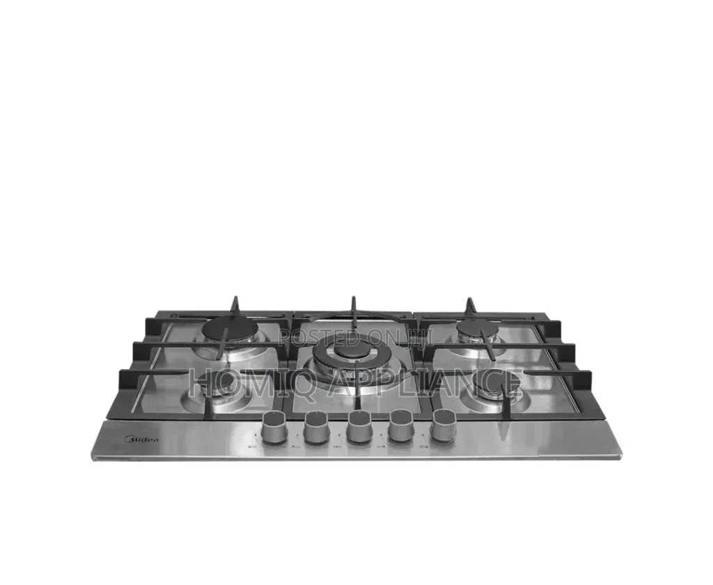 Midea Gas Hob 5 Burner 75cm [75g50me]
 Inbuilt Gas Top