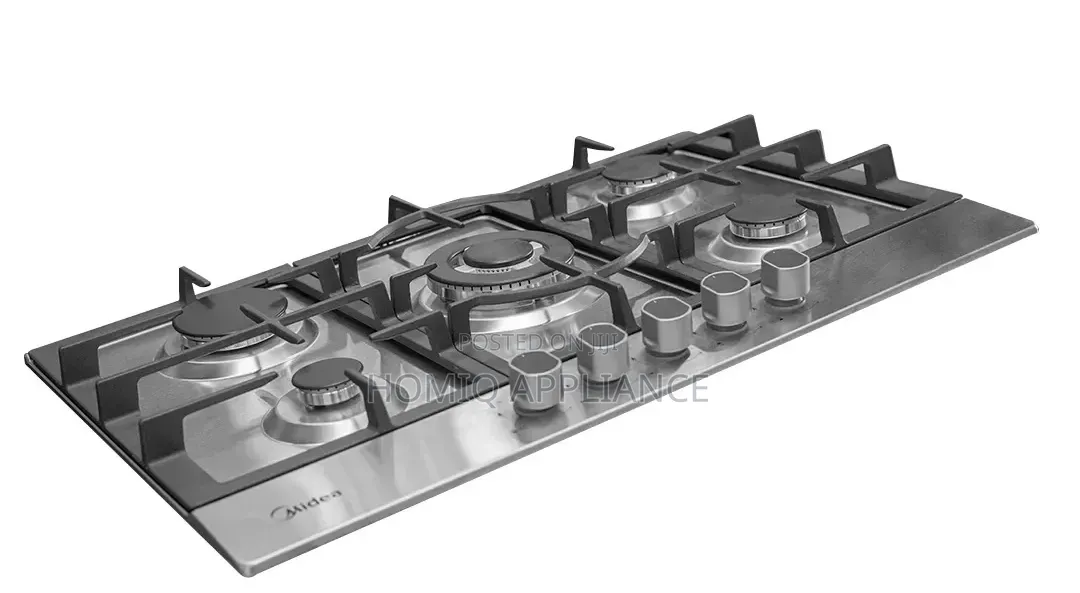 Midea Gas Hob 5 Burner 75cm [75g50me]
 Inbuilt Gas Top