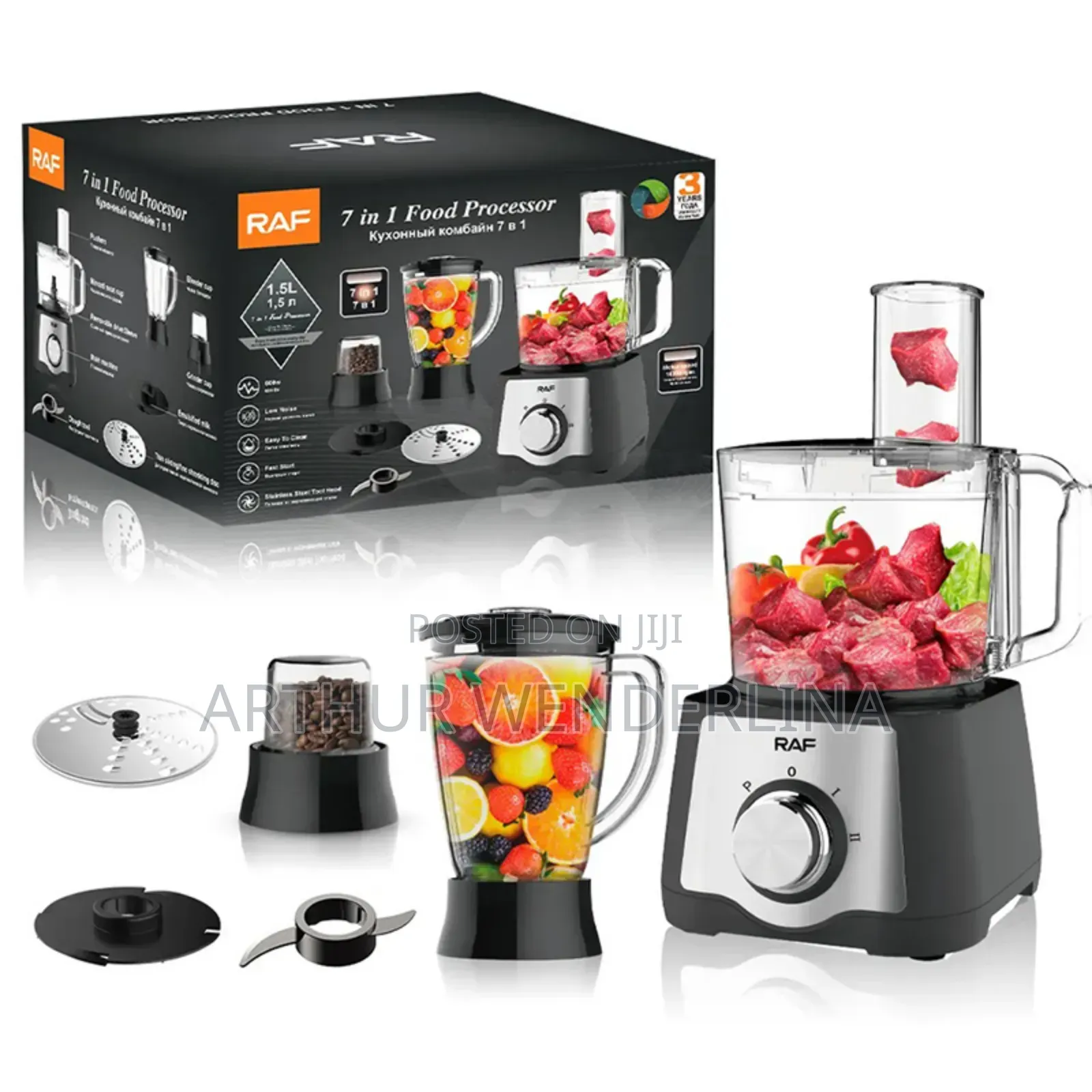 Raf 7 in 1 Multifunctional Food Processor