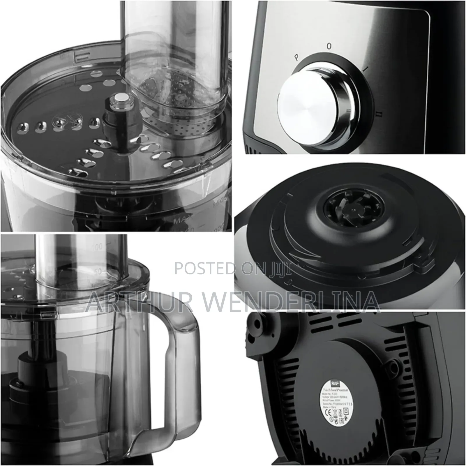 Raf 7 in 1 Multifunctional Food Processor