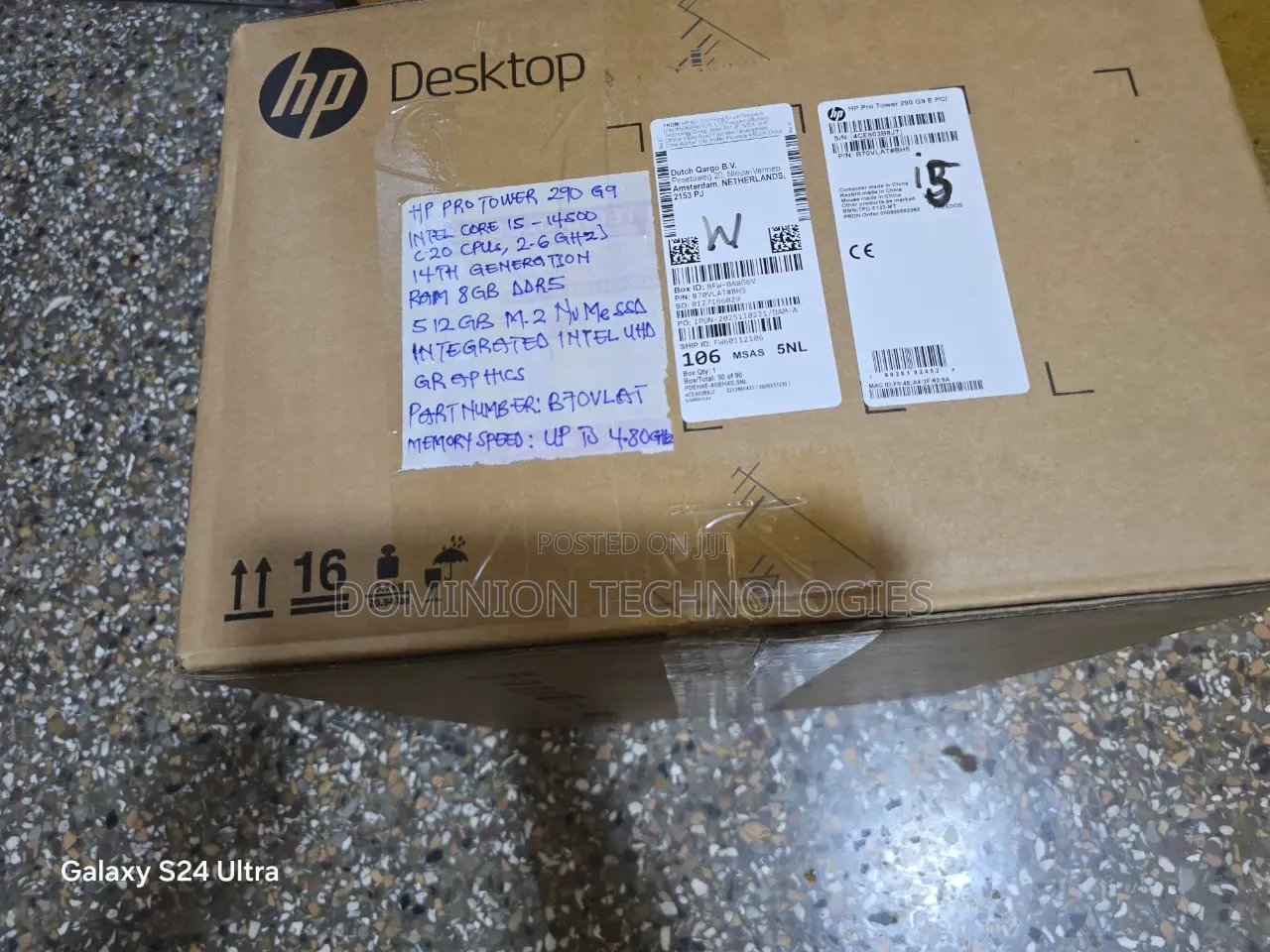 New Desktop Computer HP 290 G9 8GB Intel Core i5 SSD 512GB