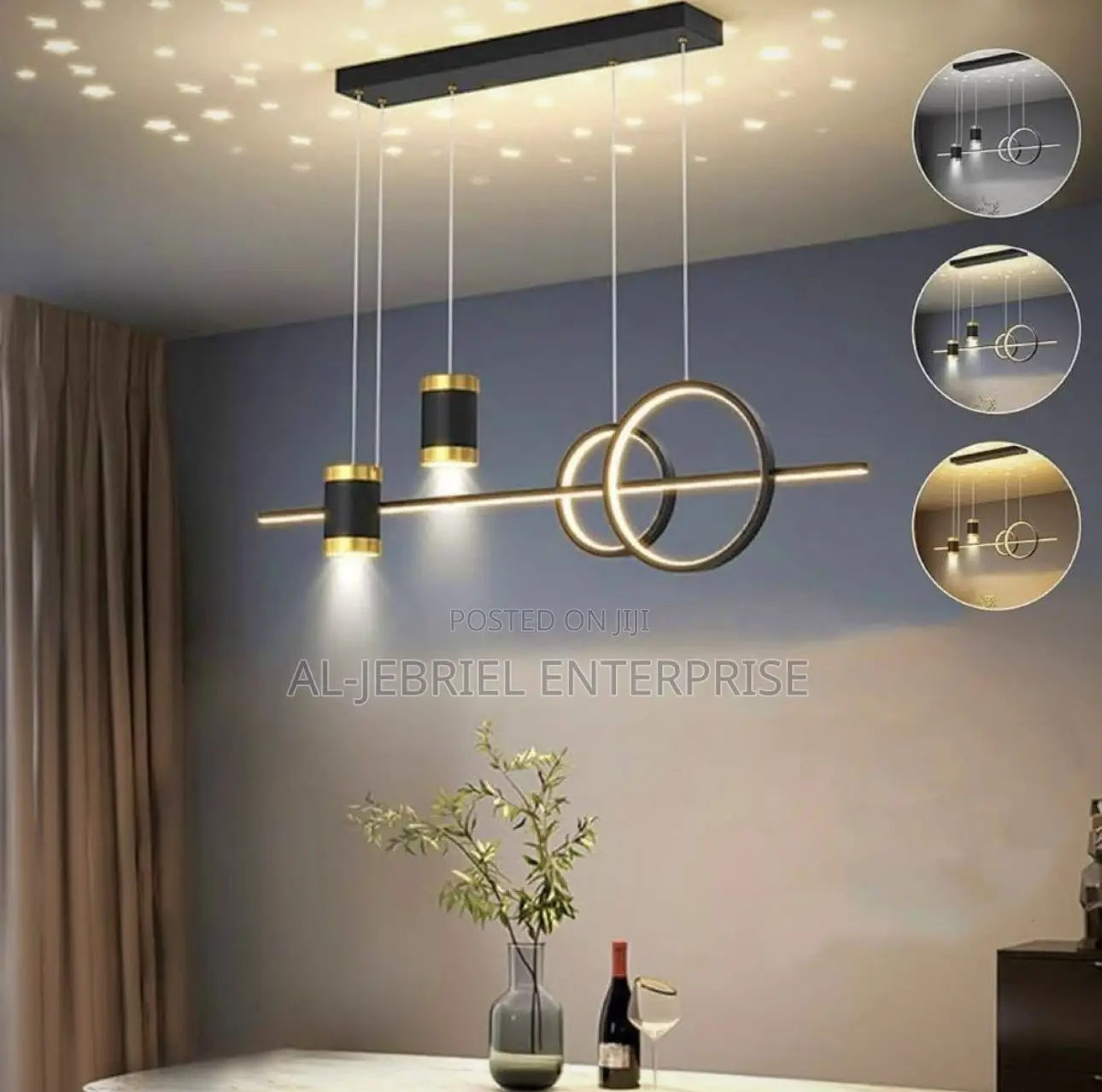 Pendant Light (Black Gold)