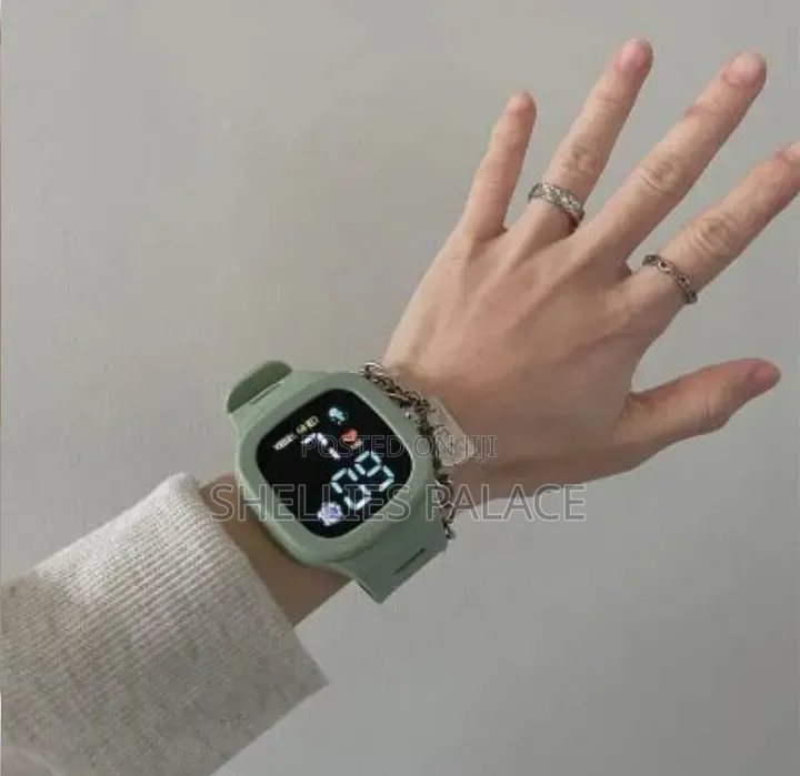Digital Led Electronic Square Wrist Watch
