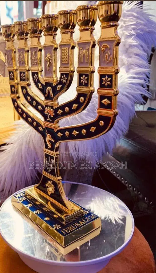 Jerusalem Gold Seven - Branch Menorah