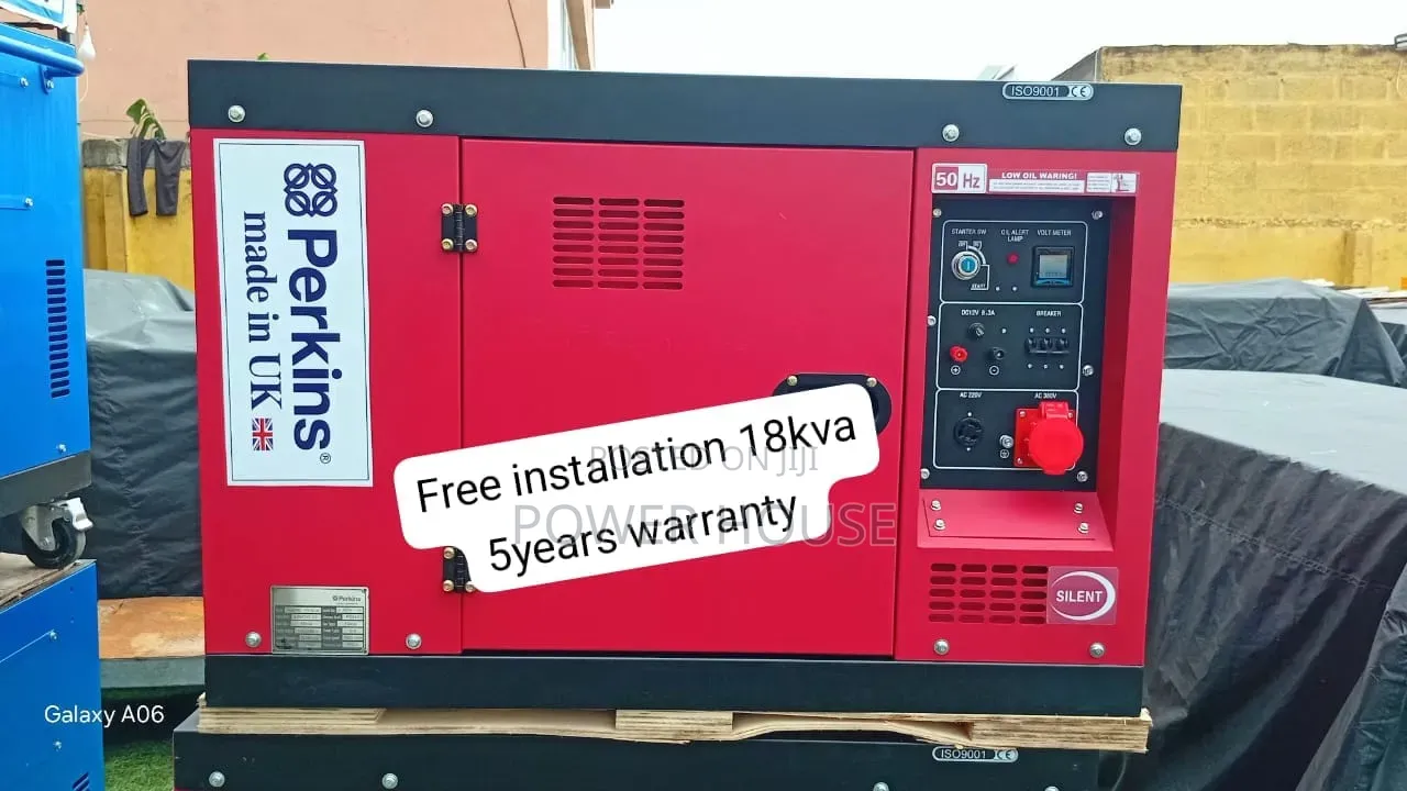 Heavy Duty Perkins 18kva Silent Diesel Generator 18kva