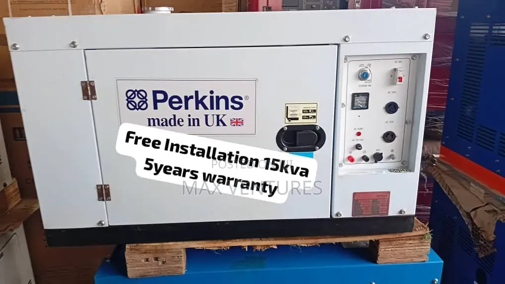 Perkins 15kva Industrial Diesel Generator With Low Fuel 15kva