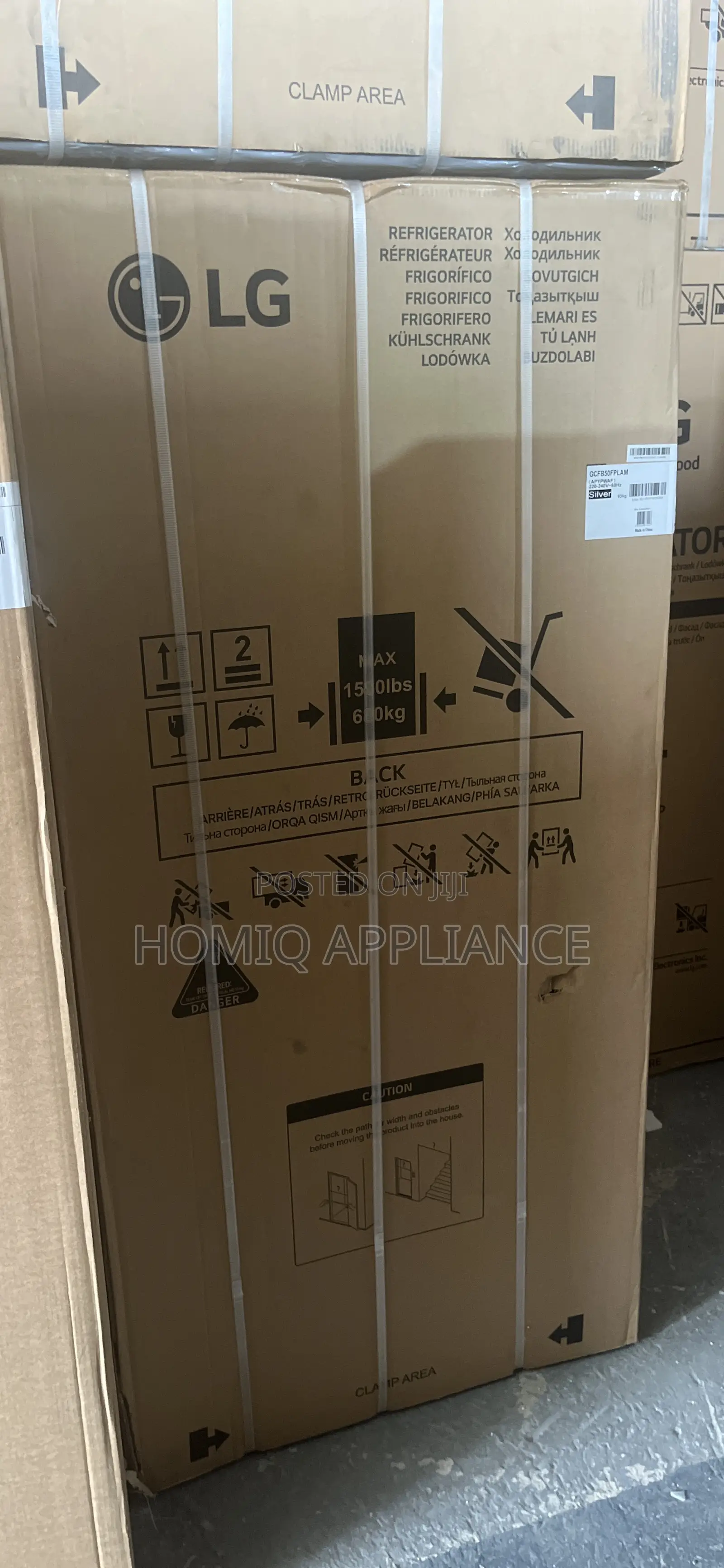 Lg 641litrs Gc-L257klkw Side by Side Fridge, Smart Inverter Compressor