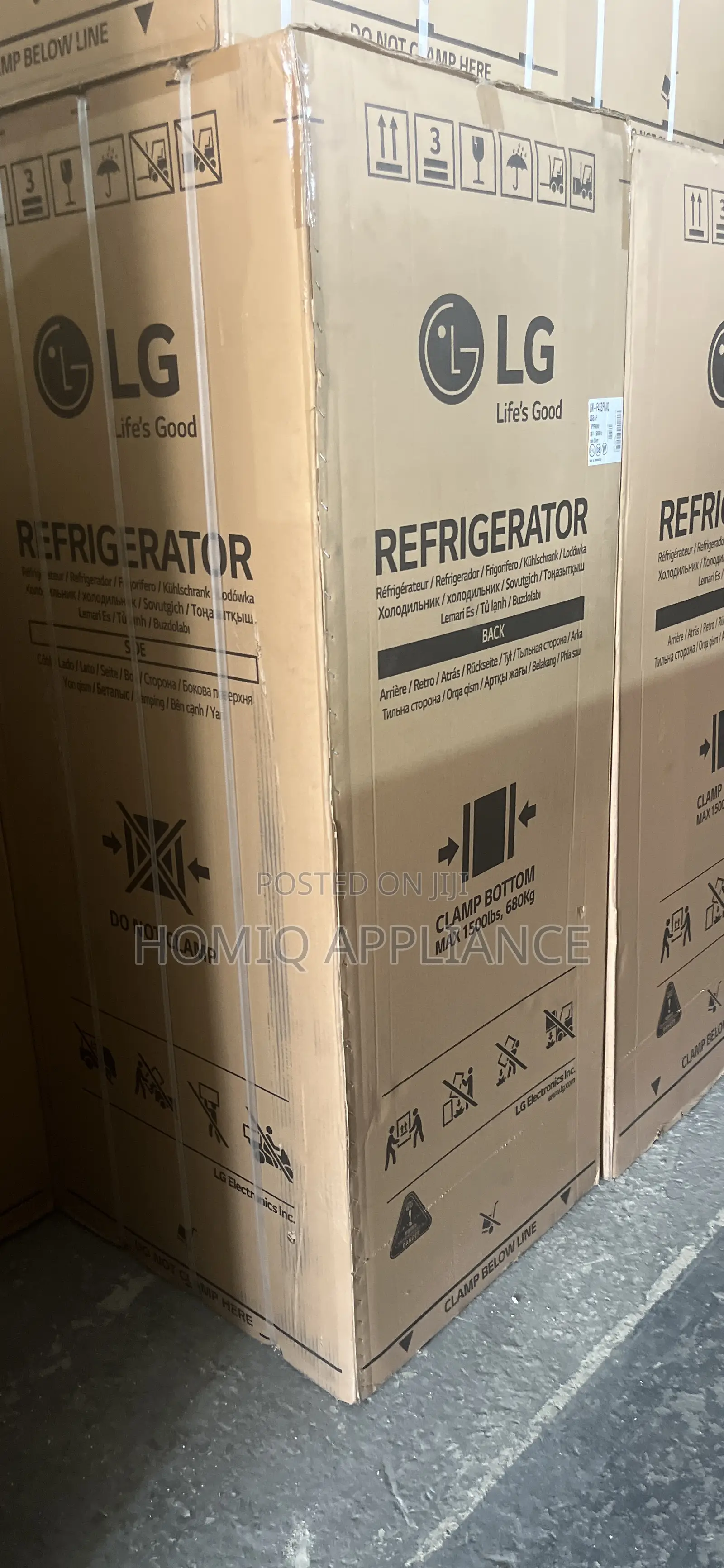 New Lg Gl-C682hlcl (473l) Refrigerator With Dispenser