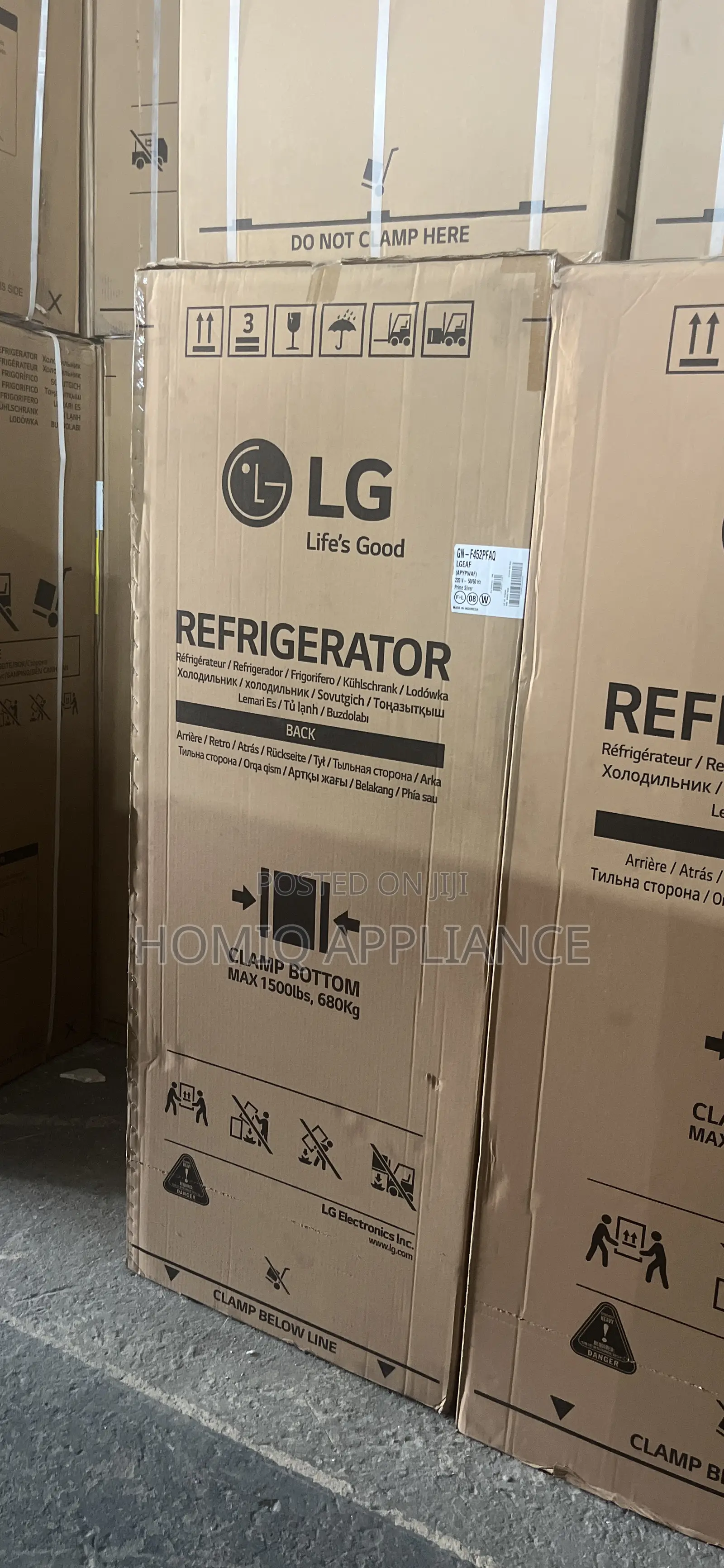 Special Promo Lg-473l-Double-Door-Refrigerator-Gl-C682hlcl
