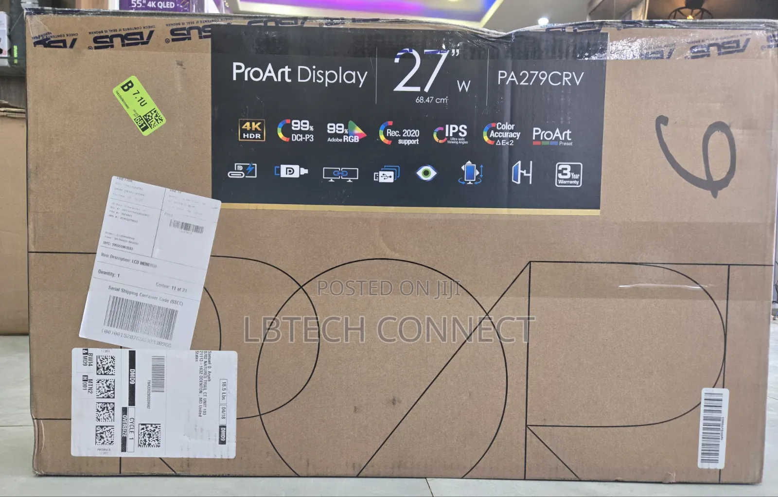 Asus Proart Display 27" HDR Professional Monitor