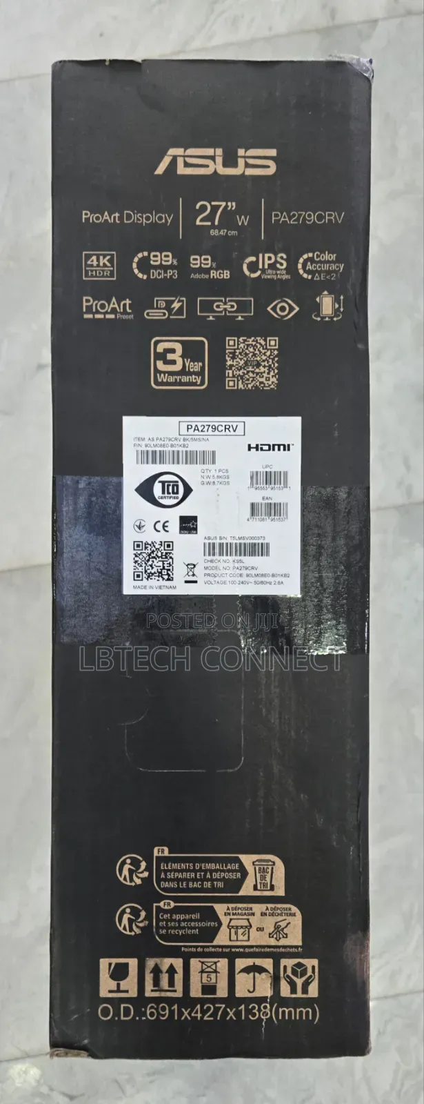 Asus Proart Display 27" HDR Professional Monitor
