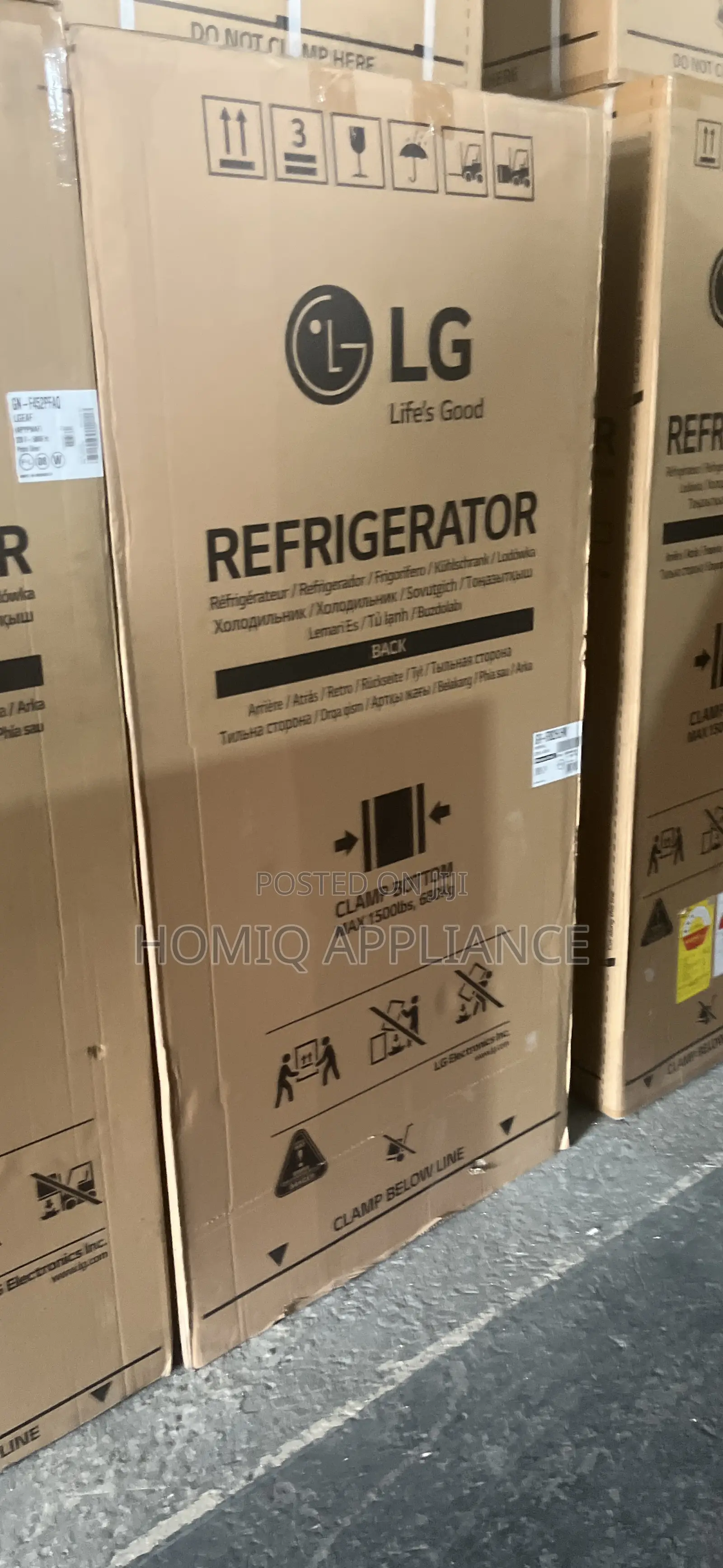 New Lg 395litters Top Freezer Gn-B392pxgb Refrigerator