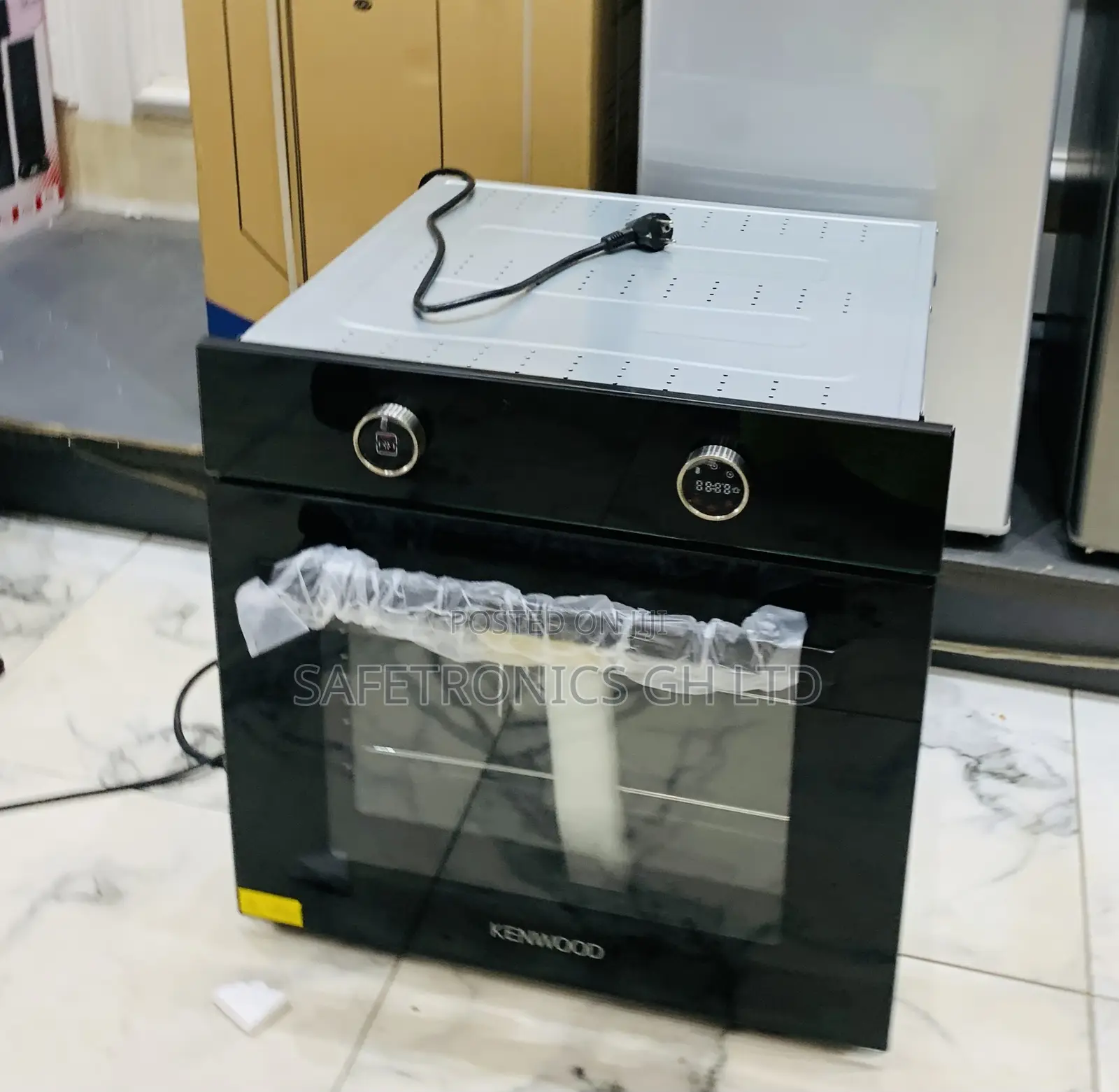 Get Zealous Black Sleek Kenwood Electric Oven