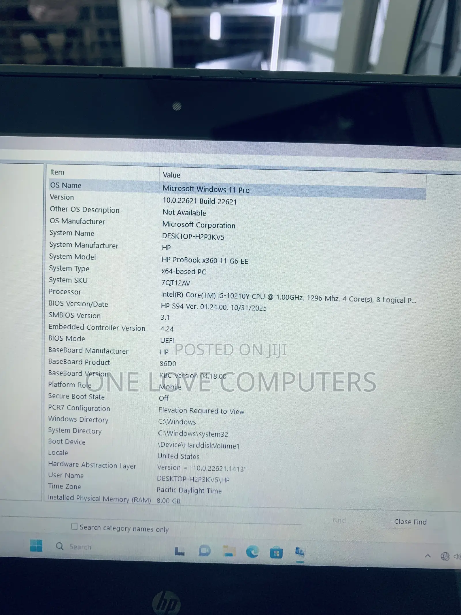 Laptop HP ProBook x360 11 G6 EE 8GB Intel Core i5 SSD 256GB
