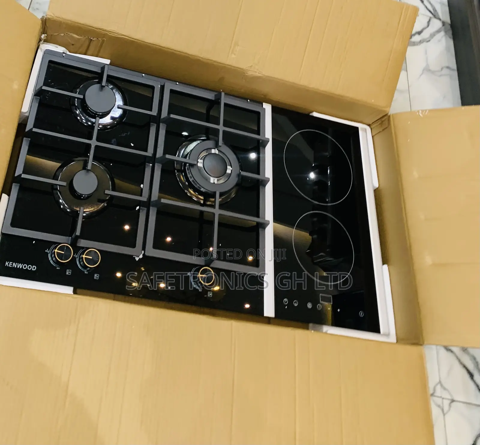 Secure Good Kenwood 3 Gas + 2 Electric Cooker / Hob