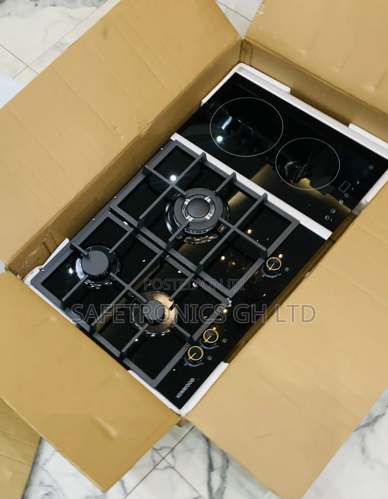 Secure Good Kenwood 3 Gas + 2 Electric Cooker / Hob