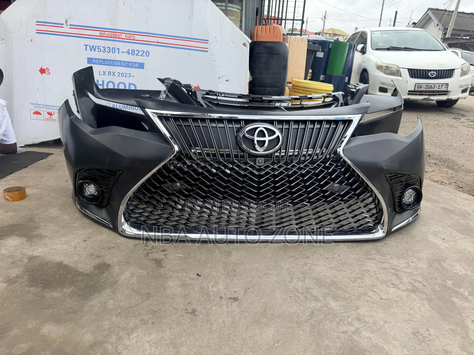 Toyota Camry Spider 2012-2014 Lexus Spec Bumper Complete