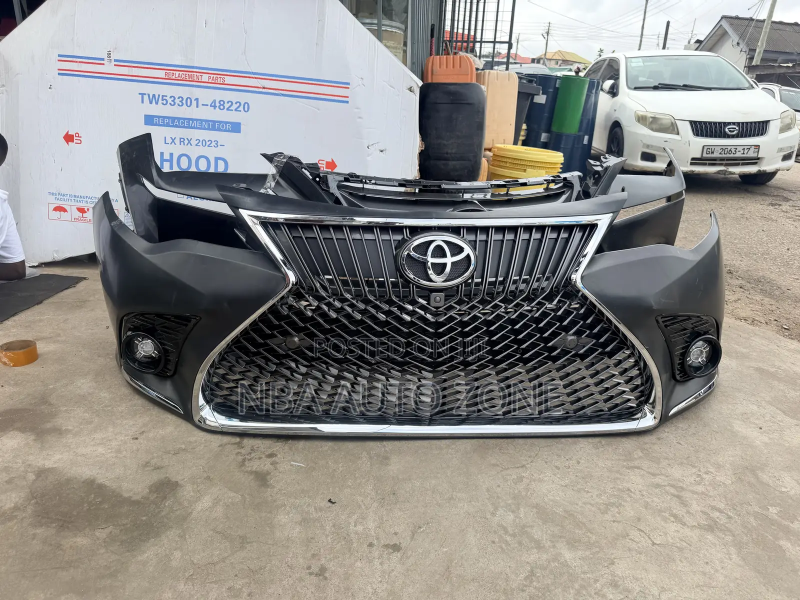 Toyota Camry Spider 2012-2014 Lexus Spec Bumper Complete