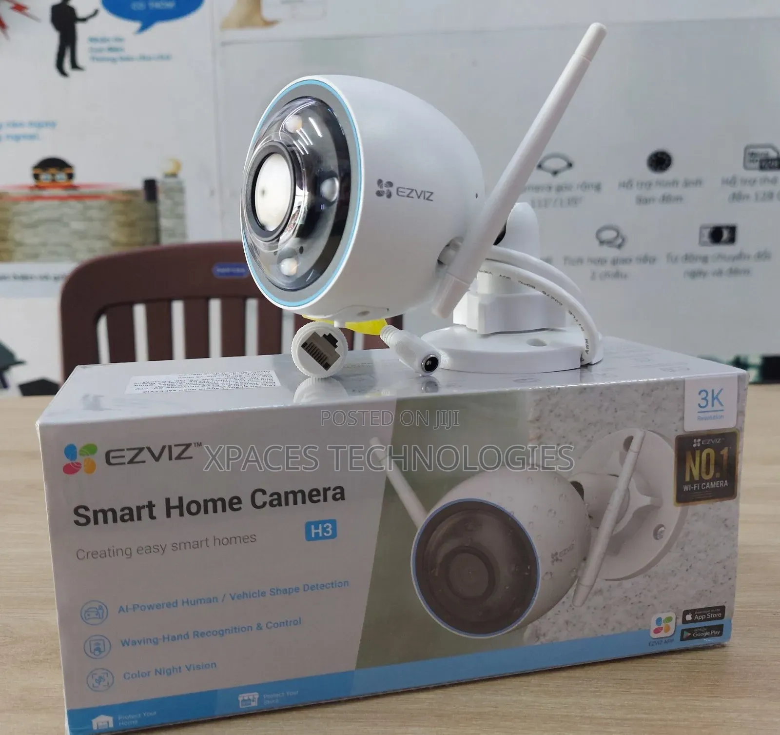 Ezviz H3 Wi-Fi Smart Home Camera 5mp 2.8mm (96°) Two Way Audio