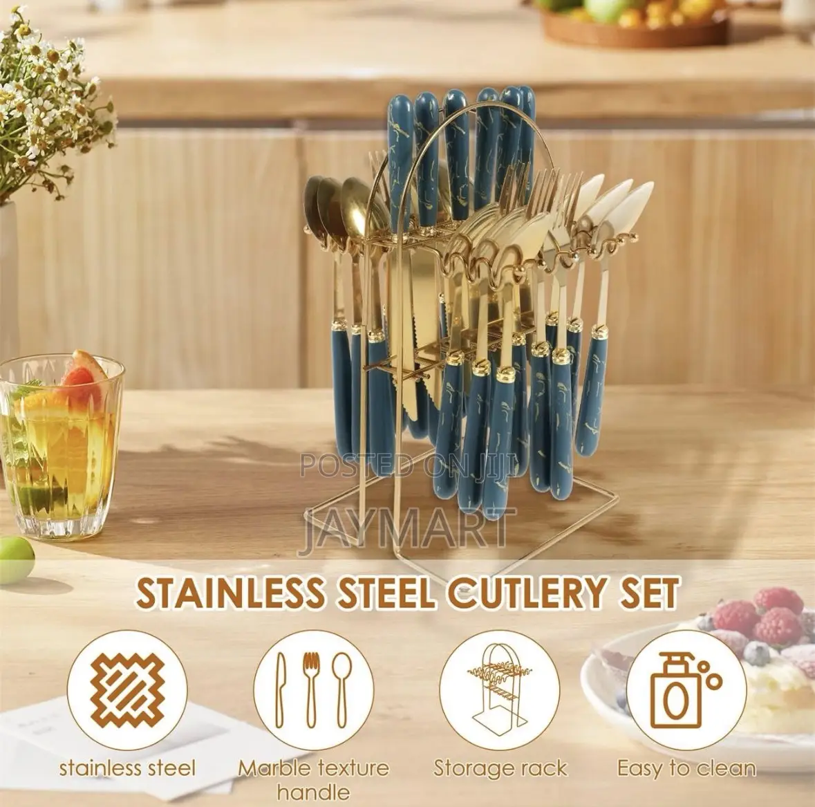 24pcs Cutlery Set