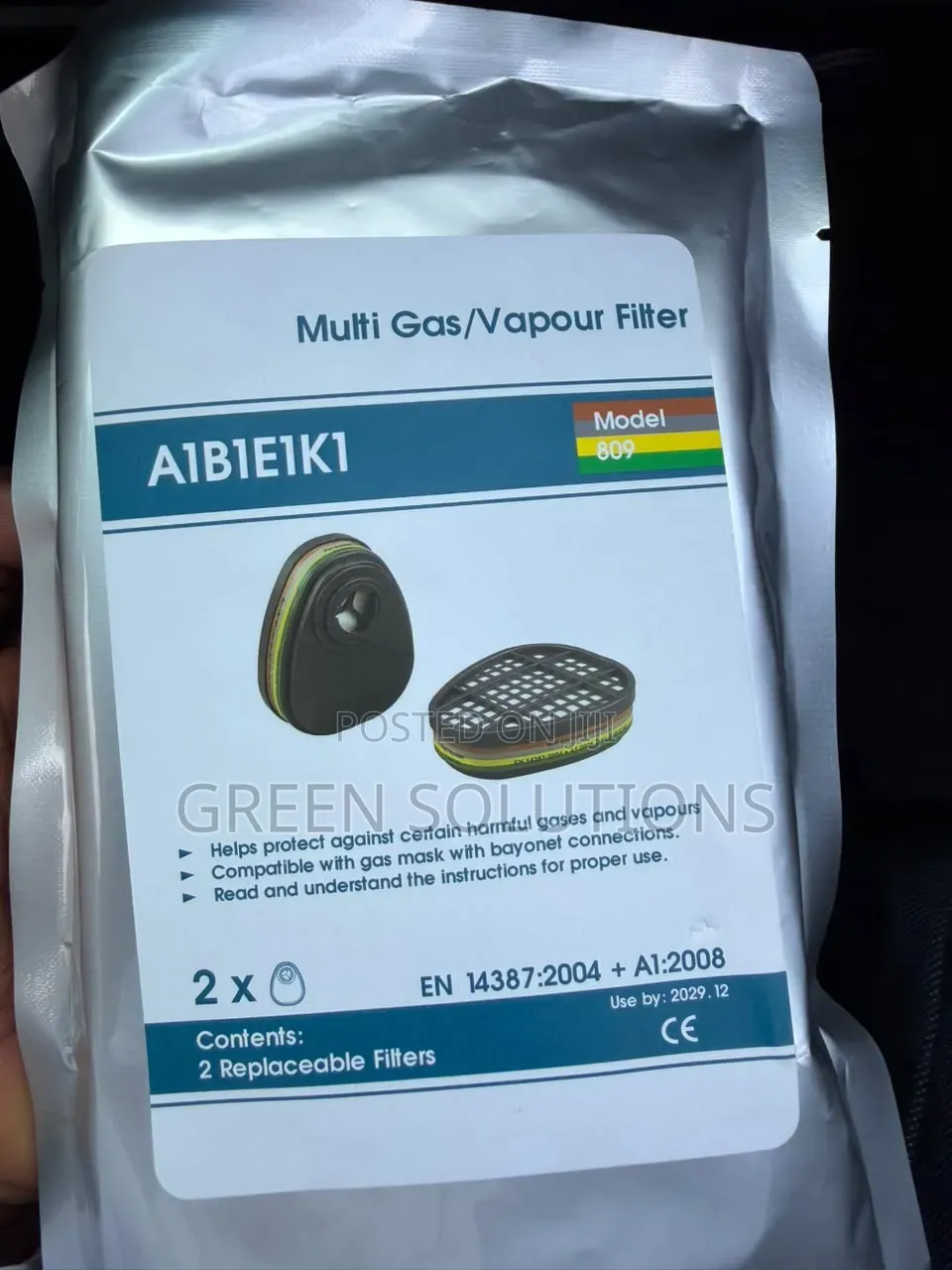 Multi Gas & Vapour Respirator Filter Cartridge