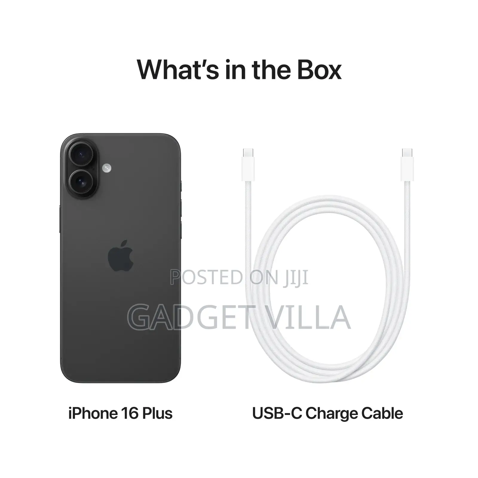 New Apple iPhone 16 Plus 128 GB Black