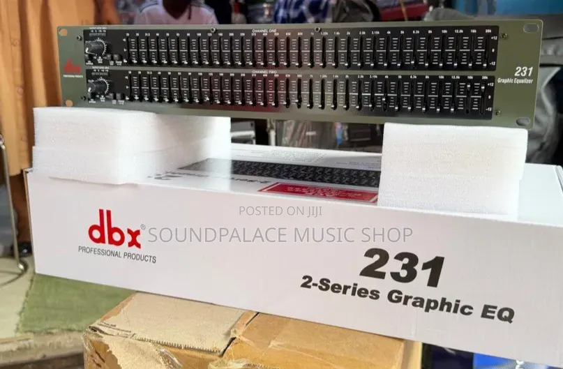 DBX 231 2-Series Graphic Equalizer. (31-Band Audio Processor)