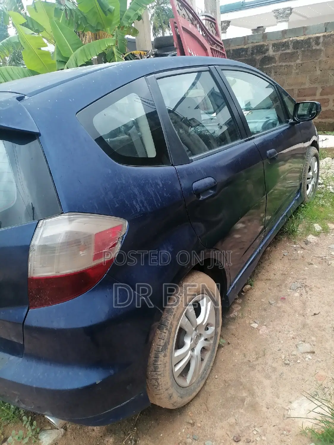 Honda Fit Automatic 2012 Blue